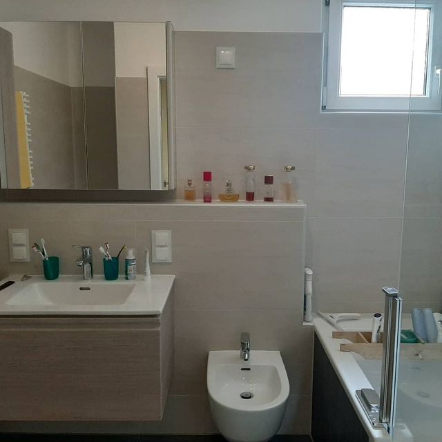 Neu gestaltetes Badezimmer mit Fliesen Petrovic in Hengsberg